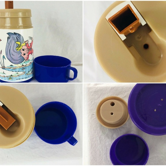 Vintage Treasure Trolls Aladdin Thermos 1992 - Picture 6 of 6